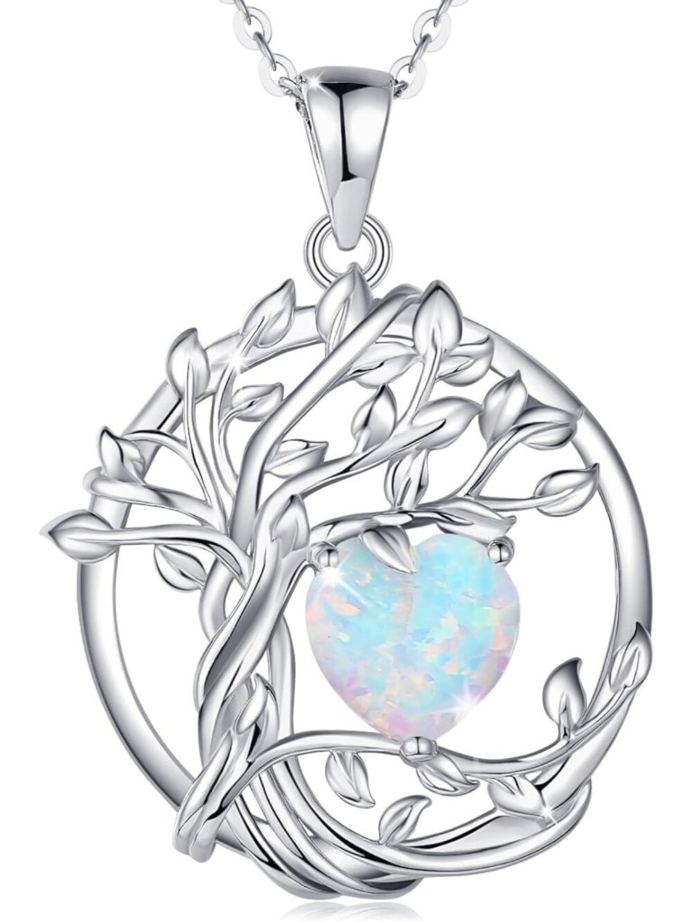 Tree of Life Birthstone Pendant Necklace for Women - Meaningful Jewelry Gift